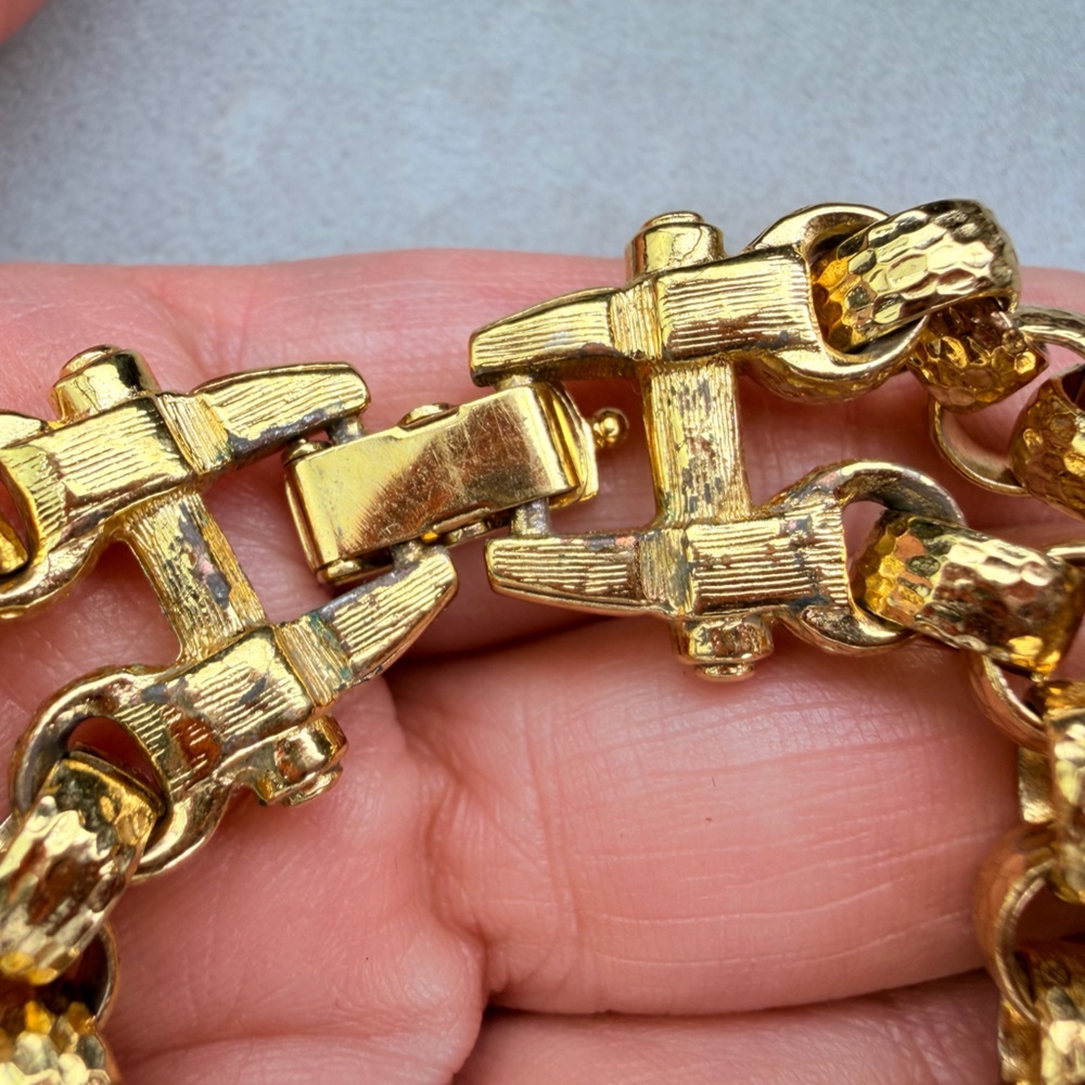 Rare vintage Swarovski chunky link chain necklace - Picture 13 of 15